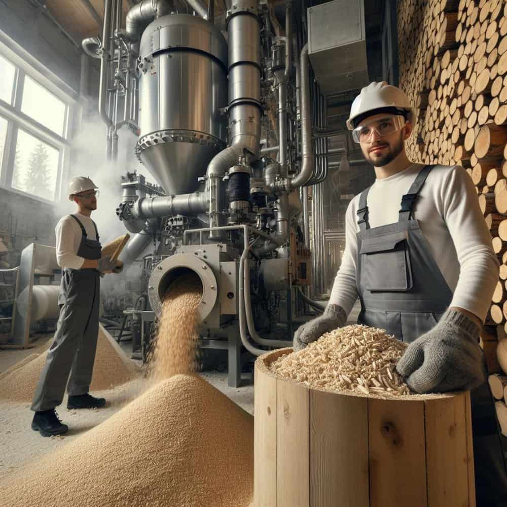 Eficiență energetică și confort pelete din lemn de brad și fag